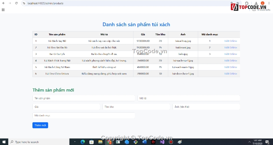 Web bán sách đẹp,Web bán sách asp.net,Web bán sách online,server,SQL