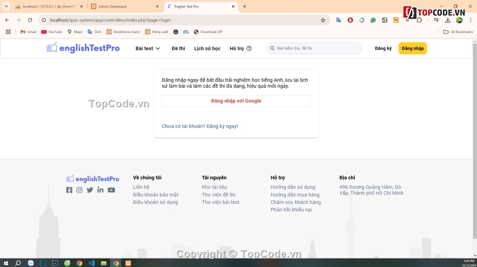 website thi trắc nghiệm,trắc nghiệm tin học,Web thi trắc nghiệm,Web học tiếng anh,Code thi trắc nghiệm,học tiếng anh