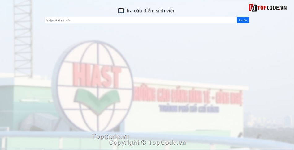 Code tra cứu,PHP và MySQL,tra cứu điểm sinh viên,quản lý điểm sinh viên,PHP quản lý điểm sinh viên,điểm sinh viên