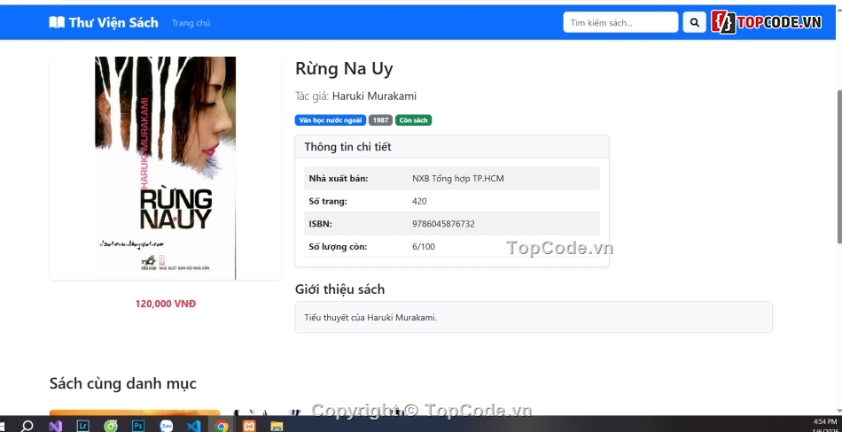 đồ án laravel,đồ án bán sách,Quản lý sách,mượn trả sách,quản lý thư viện