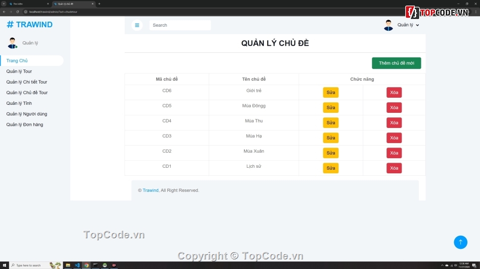 Web php tour du lịch,code web php tour du lịch,share code web tour du lịch,Đồ án web PHP