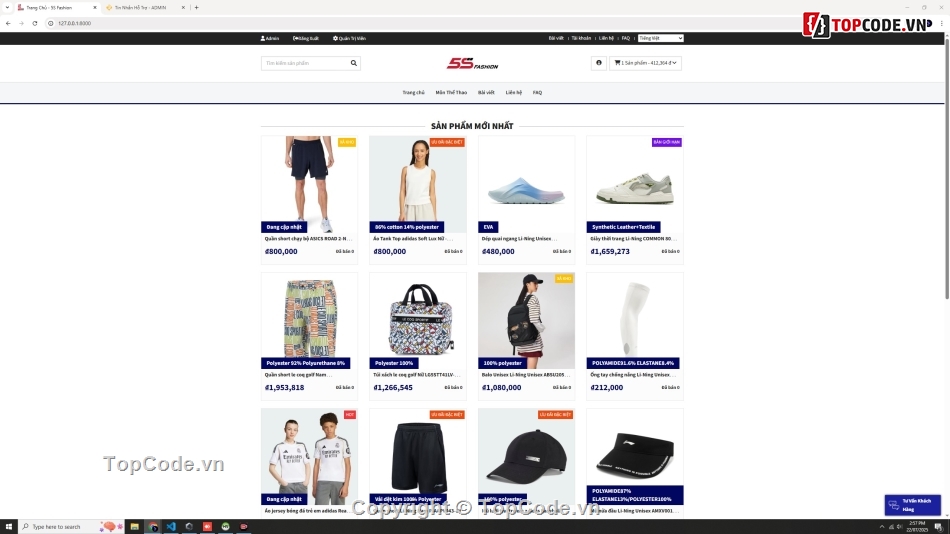 Web thời trang PHP,Web thời trang,thời trang online,Đồ án bán hàng thời trang php mysql mvc,web bán hàng thời trang php mysql thanh toán vnpay