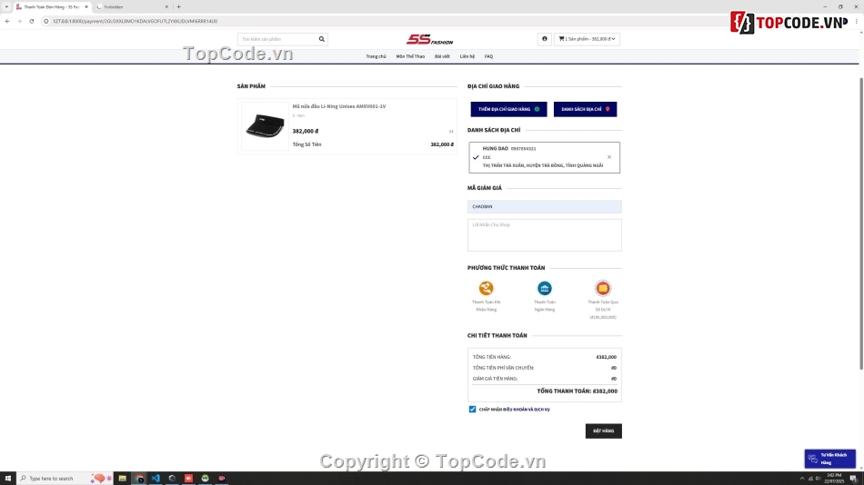 Web thời trang PHP,Web thời trang,thời trang online,Đồ án bán hàng thời trang php mysql mvc,web bán hàng thời trang php mysql thanh toán vnpay
