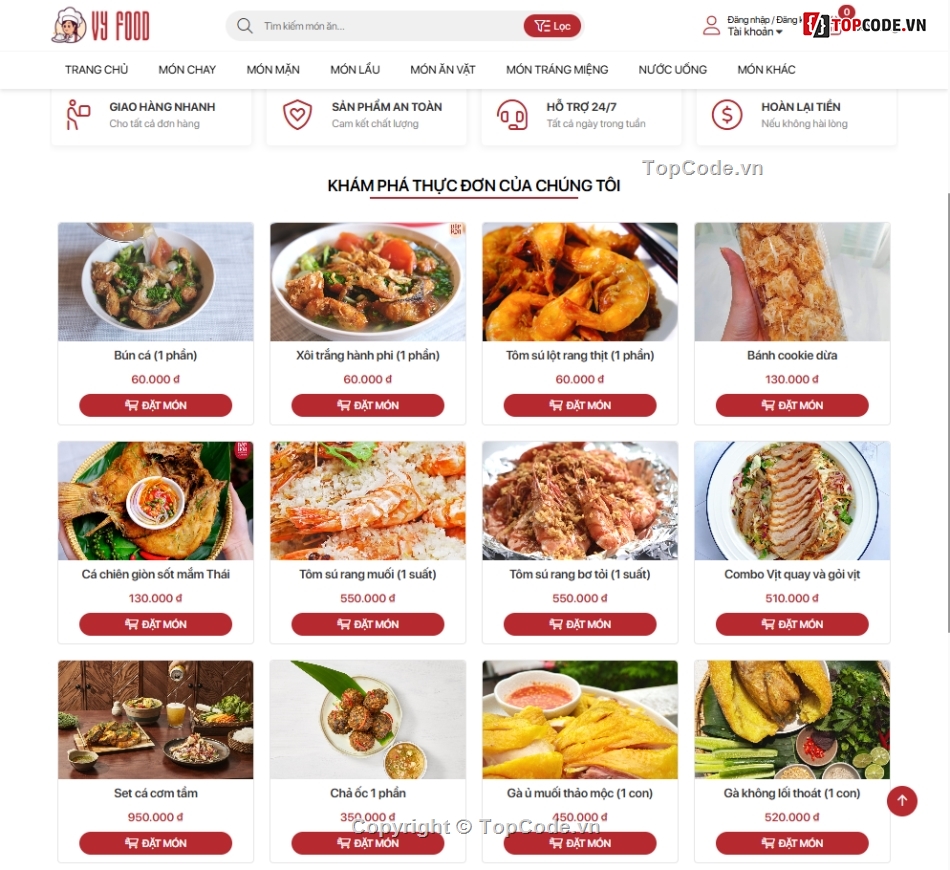 Website ẩm thực 3 miền tích hợp giỏ hàng thanh toá,Website Food  tích hợp giỏ hàng thanh toán admin,Web bán thức ăn nhanh Full CSDL giỏ hàng T.Toán,Website ẩm thực Full CSDL,Website Foody full CSDL
