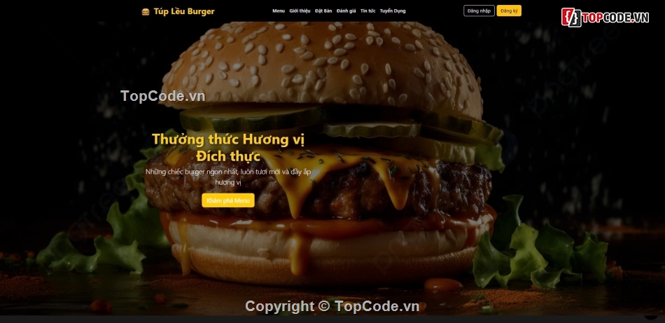 Báo cáo đồ án,Website bán hàng,Website bán đàn PHP,full,SQL,website bán burger