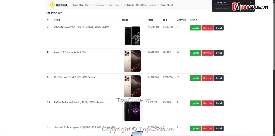 Website bán điện thoại php,website bán điện thoại php mvc,website bán điện thoại php full chức năng,website bán điện thoại php giá rẻ