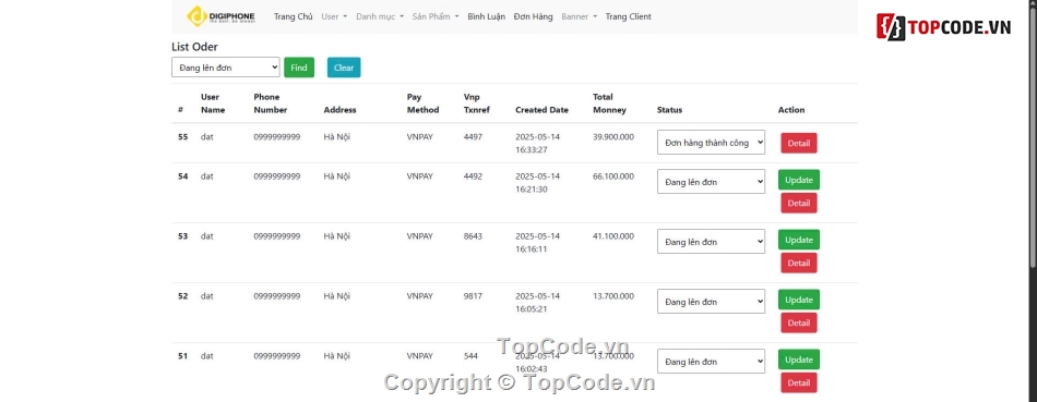 Website bán điện thoại php,website bán điện thoại php mvc,website bán điện thoại php full chức năng,website bán điện thoại php giá rẻ