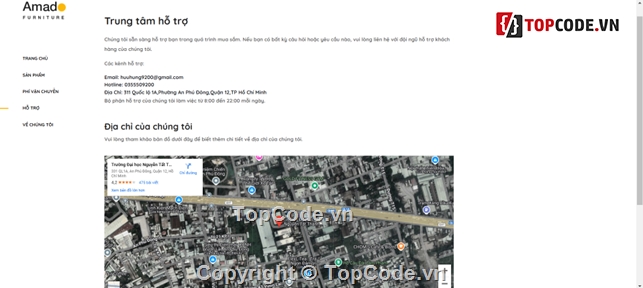 Website bán nội thất,React,nodejs,monggo