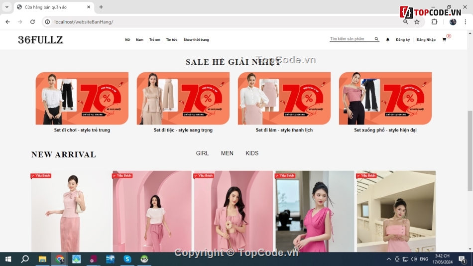 Website bán hàng thời trang,code đồ án thời trang php,Code Website bán thời trang,Website bán đồ trang sức,Website bán đồ thời trang