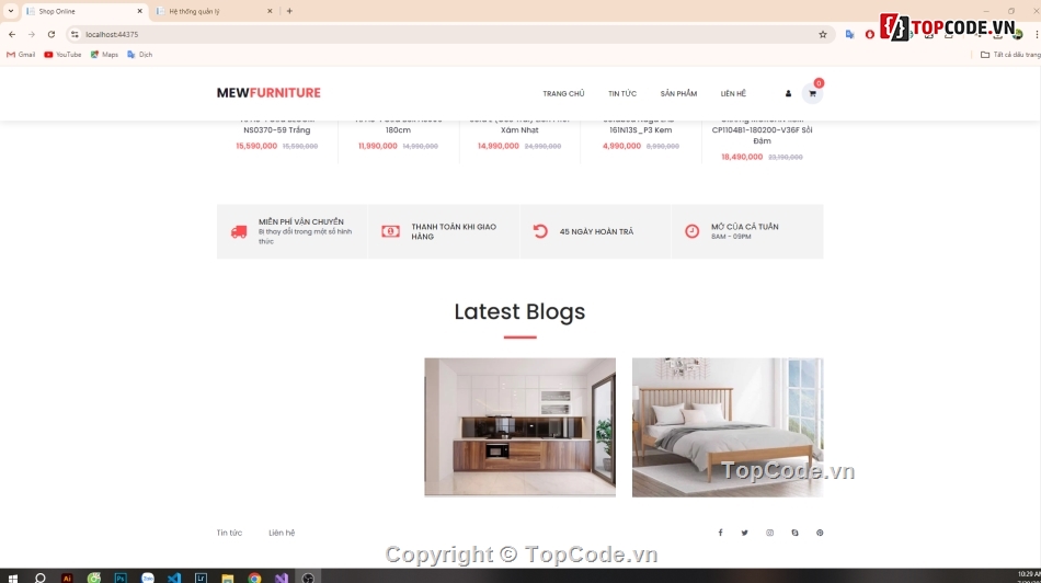 Website bán hàng,Website bán nội thất,Web bán nội thất,Web MVC nội thất,nội thất,ebsite bán hàng nội thất