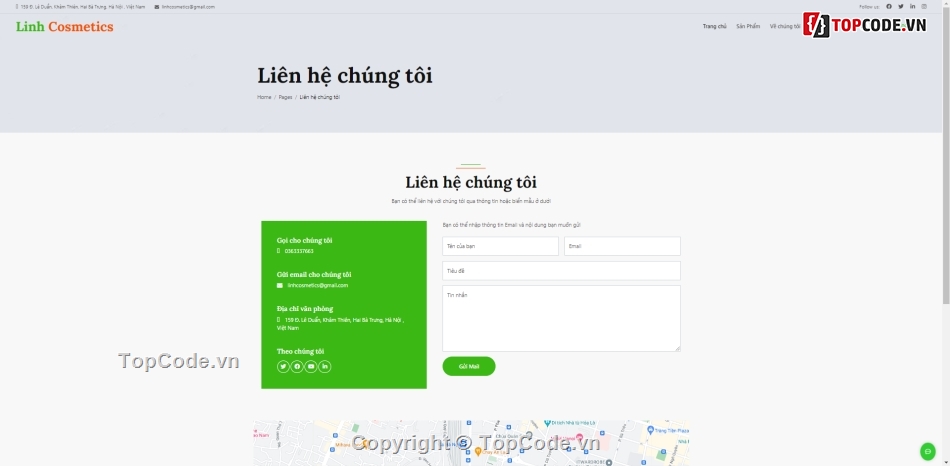 Web Chat,Web Bán Hàng .NET CORE,mỹ phẩm,Website bán mỹ phẩm