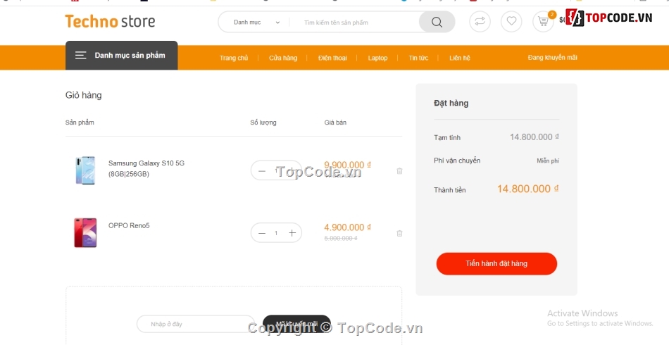 Website bán hàng điện thoại,Web thương mại,Web bán hàng điện tử,Website bán hàng,code bán điện thoại