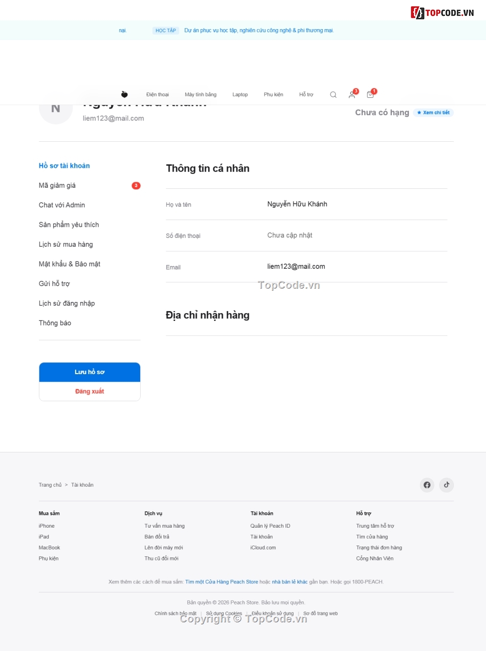 Website bán hàng,tích hợp,Admin Dashboard