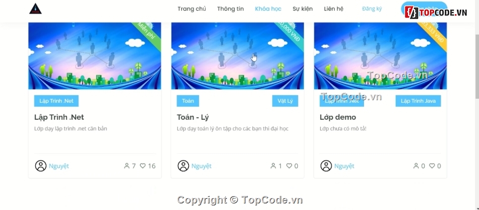 bán khóa học,Web khóa học,hóa học,Website bán khóa học