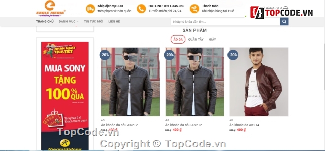 Source code Website,web thời trang online,web thời trang,web shop thời trang,web bán thời trang
