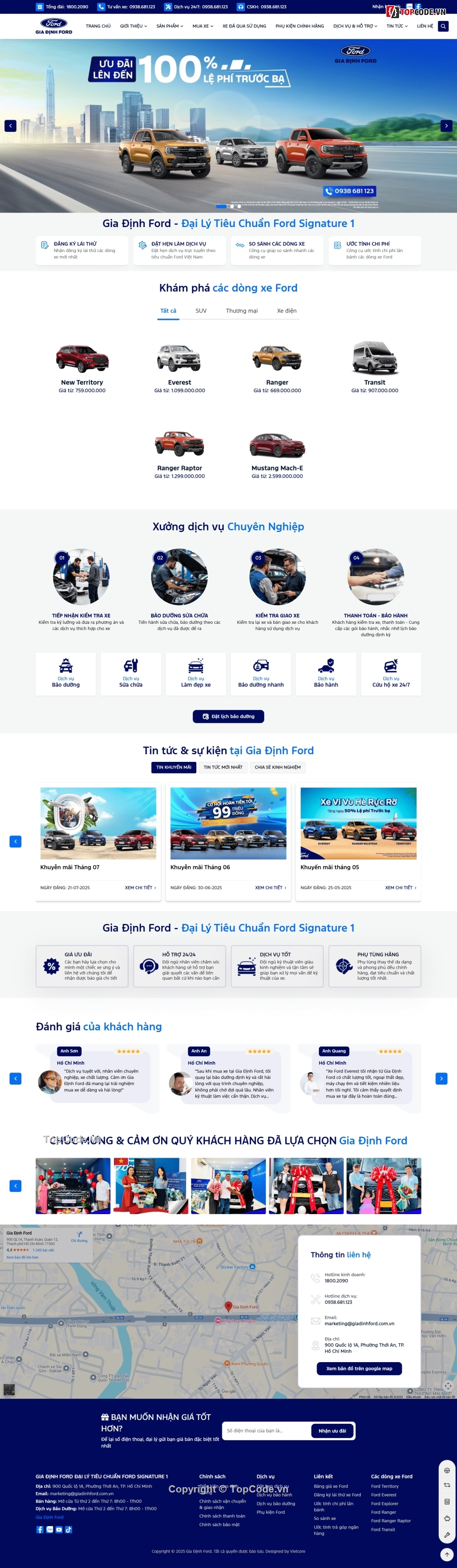 Website bán xe ô tô,Showroom ô tô,website ô tô,Website giới thiệu dịch vụ,dịch vụ ô tô,web ô tô