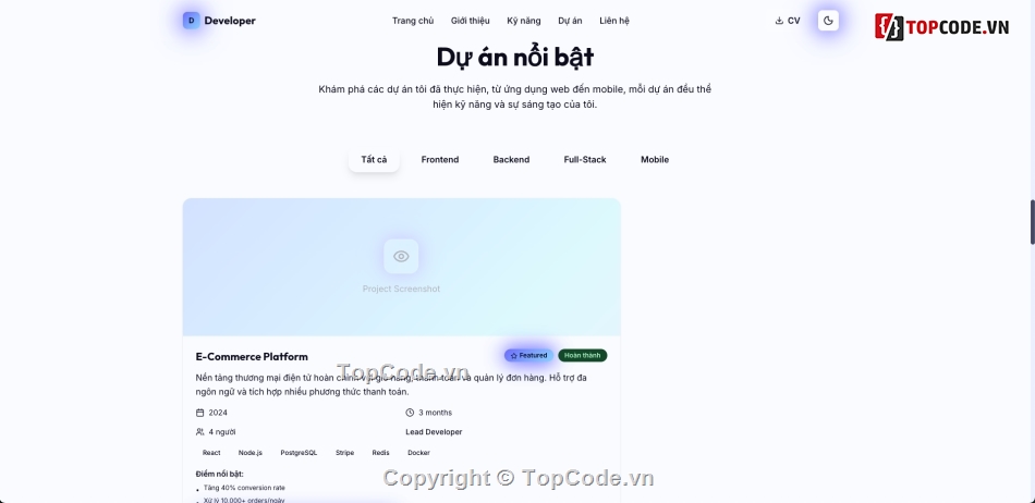 React,Template,Porfolio
