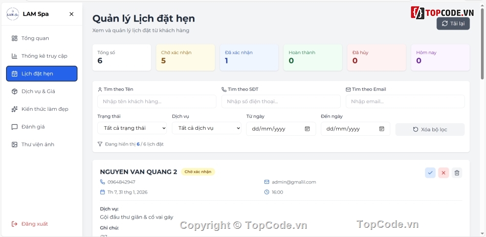 thẩm mỹ viện,Website thẩm mỹ,webspa,Website dịch vụ thẩm mỹ viện,dịch vụ spa,thẩm mỹ viện spa