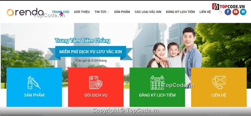 Source code web,website tiêm chủng,code website y tế,website bán hàng,website bác sĩ,website phòng khám