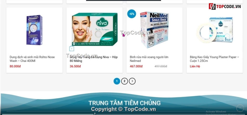 Source code web,website tiêm chủng,code website y tế,website bán hàng,website bác sĩ,website phòng khám