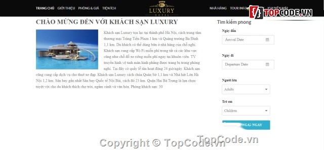 website khách sạn,Website đặt phòng khách sạn,Website khách sạn hiện đại,Website dịch vụ khách sạn,website giới thiệu khách sạn