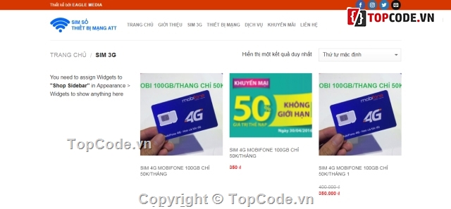 Website Kinh Doanh Sim 4G,Website kinh doanh dịch vụ mạng,website bán sim WordPress,Website Sim số