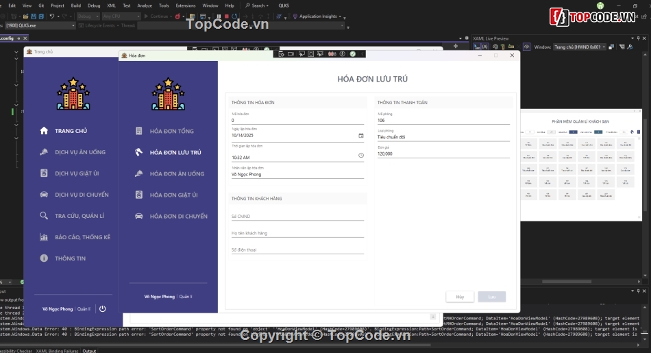 Website quản lý,quản lý,Website khách sạn
