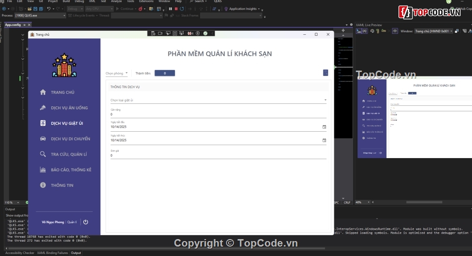 Website quản lý,quản lý,Website khách sạn