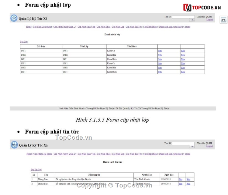 Website Quản lý kí túc xá,Website quản lý,Web quản lý KTX,quản lý ký túc xá Java