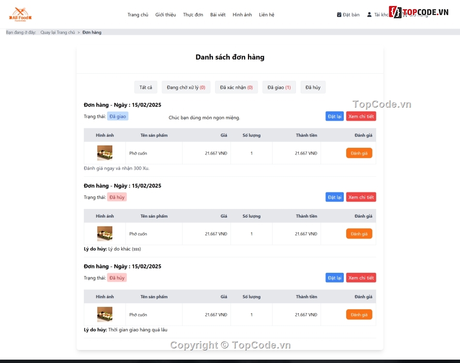 quản lý nhà hàng,đặt bàn nhà hàng,quản lý món ăn,restaurant,nhà hàng,website nhà hàng