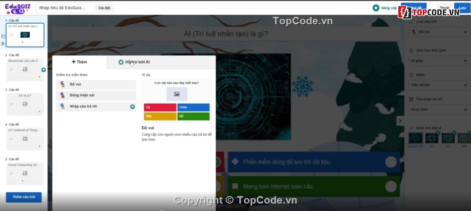 Tích hợp AI,ASP.NET Core,MVC,trắc nghiệm online,.net core 8