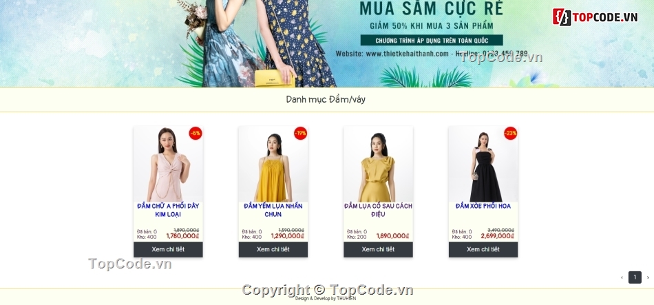 web bán thời trang,code web thời trang PHP MVC,Website bán thời trang PHP MySQL