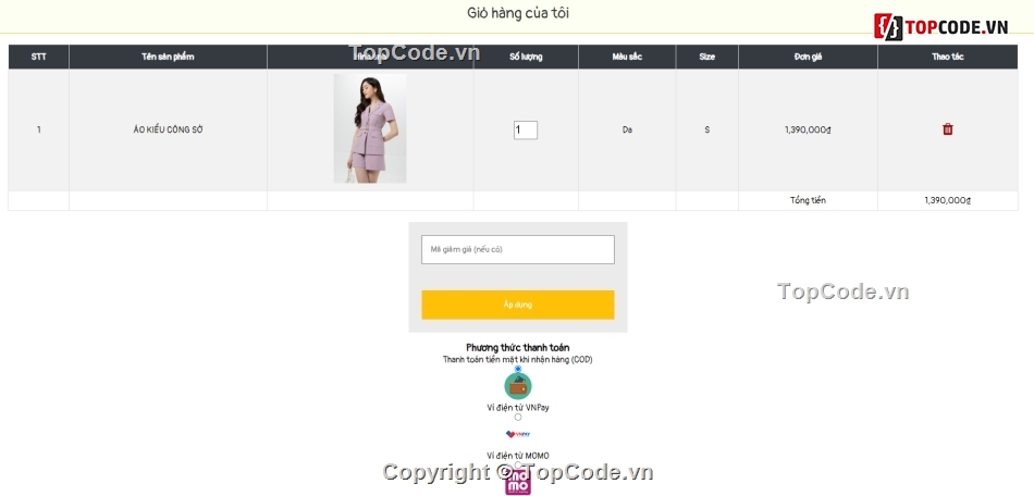 web bán thời trang,code web thời trang PHP MVC,Website bán thời trang PHP MySQL