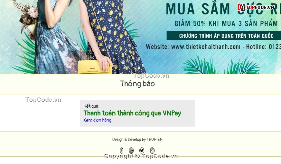 web bán thời trang,code web thời trang PHP MVC,Website bán thời trang PHP MySQL