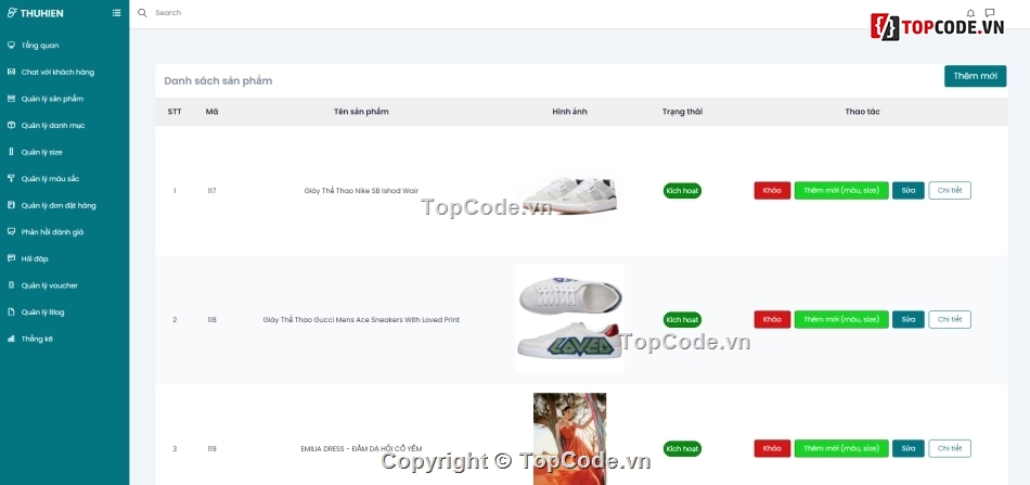 web bán thời trang,code web thời trang PHP MVC,Website bán thời trang PHP MySQL