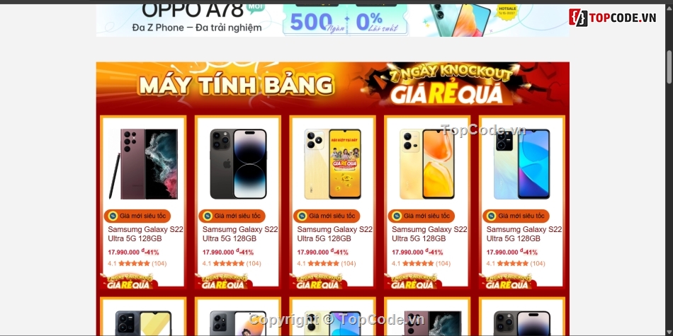 source code thế giới di động,thế giới di động html css,source code bán điện thoại html css