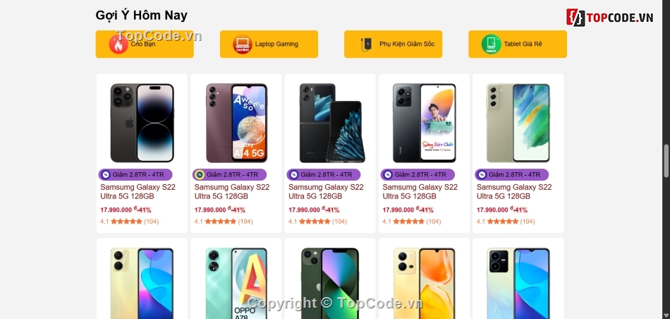 source code thế giới di động,thế giới di động html css,source code bán điện thoại html css