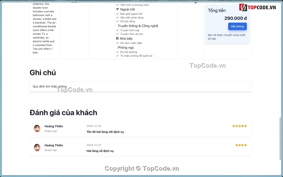web homestay,code đặt phòng khách sạn,Source code hệ thống đặt phòng nhà nghỉ