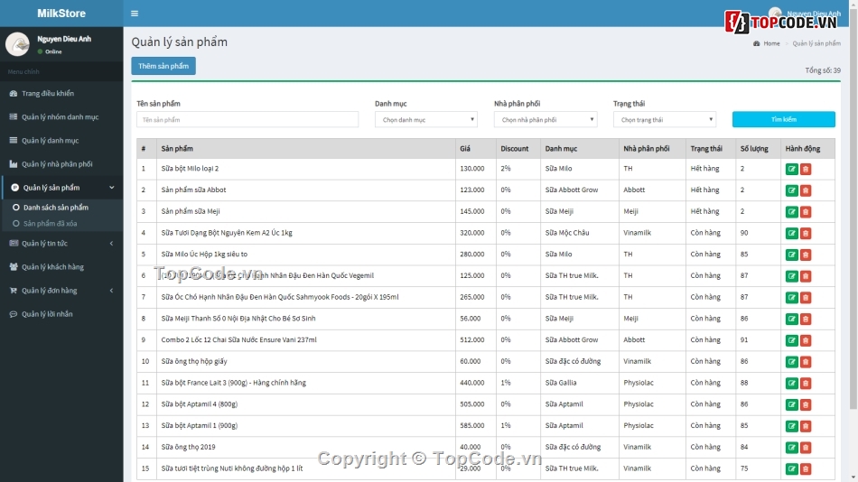 website php laravel,web bán sữa,Code web bán hàng,Website bán hàng,Web bán hàng,Web tin tức