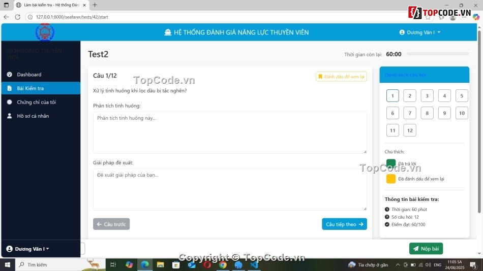 Web thi trắc nghiệm,Thi trắc nghiệm,code trắc nghiệm