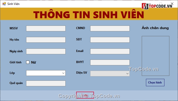 win form C#,SQL,Kí túc xá,Sinh viên,Báo cáo