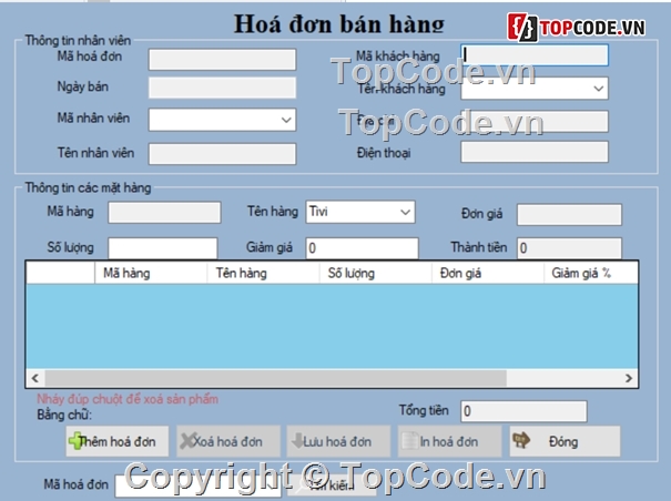 Code quản lý,quản lý cửa hàng,Share code bán hàng,phần mềm bán hàng