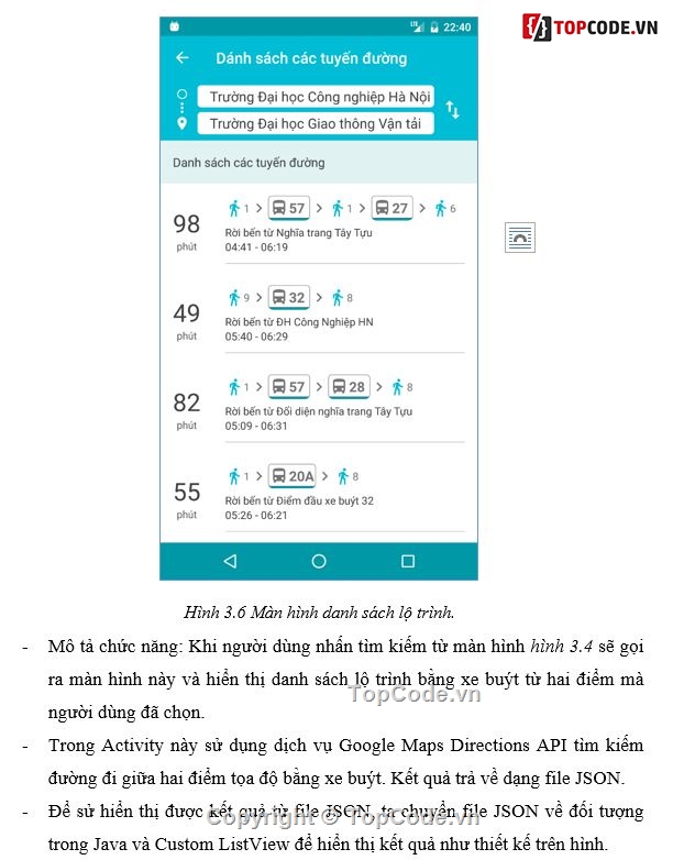 đồ án android,tìm đường đi,tra cứu thông tin,quản lý tuyến xe,quản lý xe bus,đồ án phân công lái xe bus