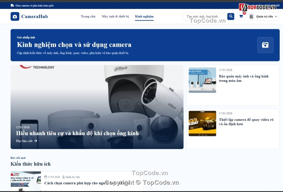 website,bán website,web bán máy ảnh