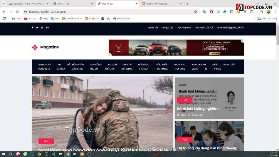 code web tin tức,code tin tức,code web,Source code web tin tức PHP,source code web tin tức,full code web tin tức