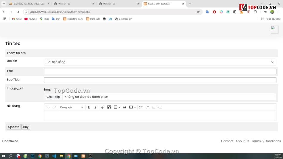 code web tin tức,code tin tức,code web,Source code web tin tức PHP,source code web tin tức,full code web tin tức