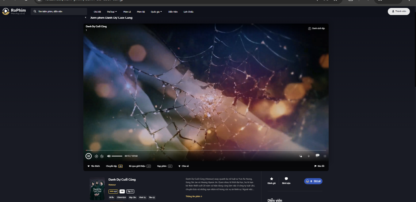 Web xem phim,giao diện đẹp,wordpress,giao diện wordpress,wordpress đẹp,rophim
