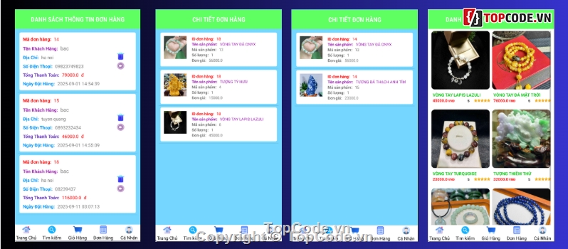 đồ án android,phong thủy,App bán hàng android,App bán đồ phong thủy android